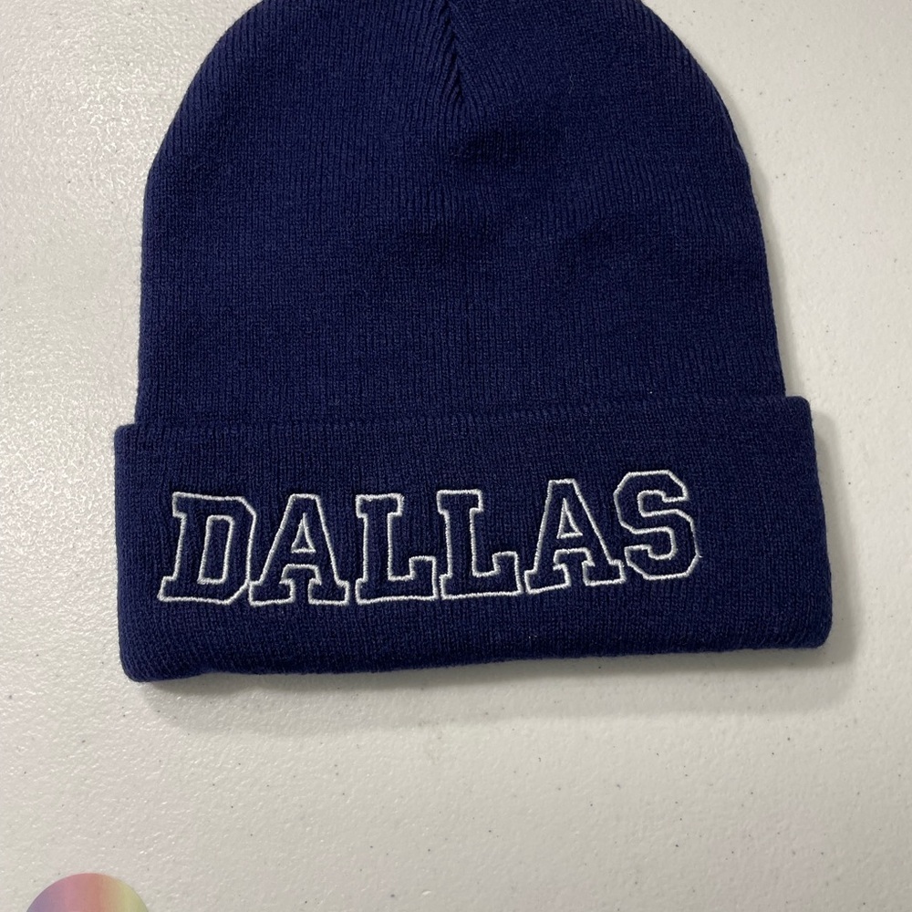 Mens Dallas Blue Beanie CB-W